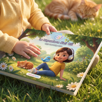 Çocuk elinde Hayvanların Gizli Dili kitabı