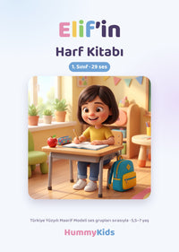 Harf Kitabı · 1. Sınıf kapağı (örnek: Elif)