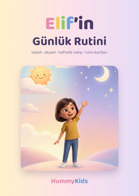 Günlük Rutin Seti kapağı (örnek: Elif)