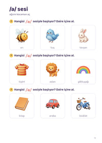 Harf Kitabı · Hazırlık iç sayfa örneği