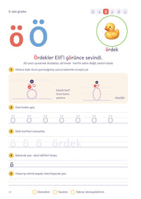 Harf Kitabı · 1. Sınıf iç sayfa örneği